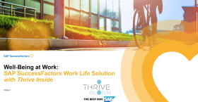 SAP SuccessFactors Work Life Solution with Thrive Inside